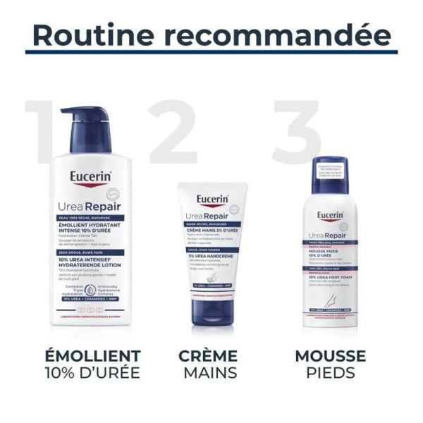 Eucerin UreaRepair Plus mousse pieds 10% d'urée 150ml
