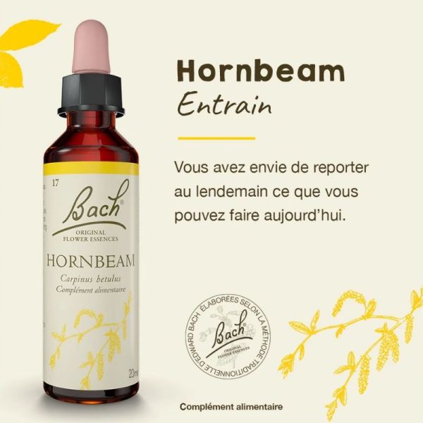 Fleurs de Bach Original Hornbean 20ml