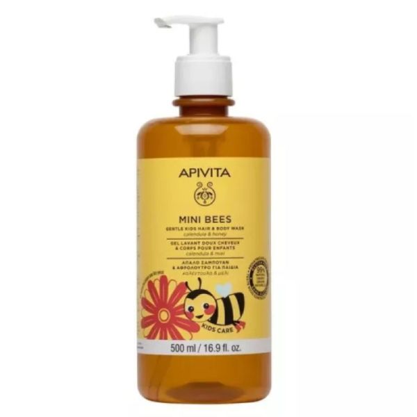 Mini Bees gel lavant doux corps et cheveux enfants 500ml
