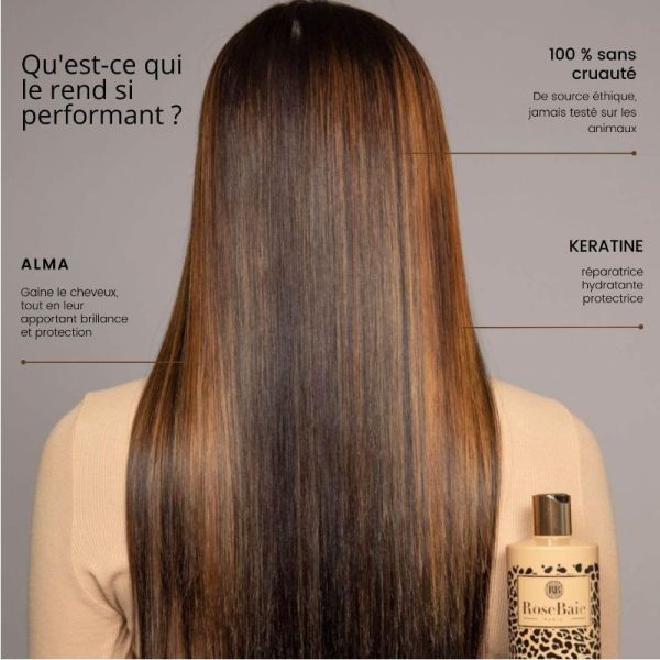 RoseBaie masque duo Amla & kératine brillance & gainage 500ml