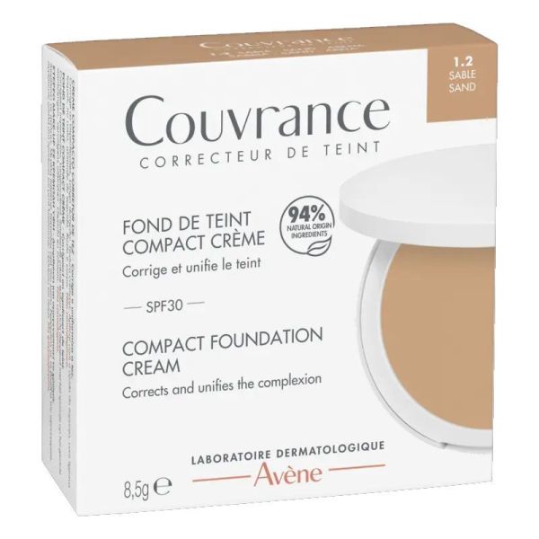 Avène Couvrance fond de teint compact 1.2 Sable SPF30 8,5g
