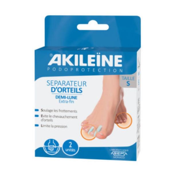Podoprotection Séparateur d'Orteils 2 Séparateurs taille S