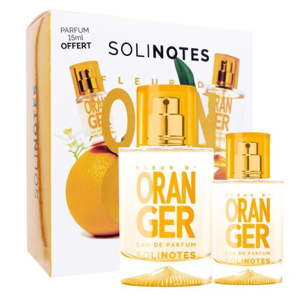Solinotes coffret eau de parfum oranger 50ml + 15ml offert
