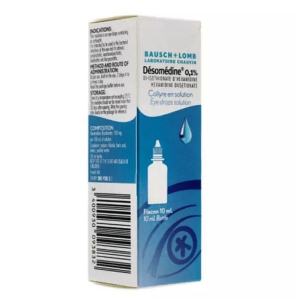 Bausch+Lomb Désomedine Collyre en Solution 10 ml