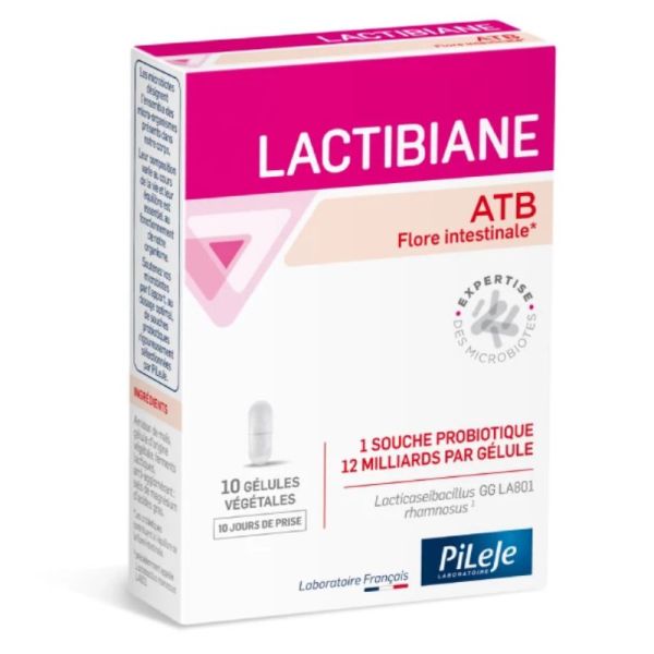 Pileje Lactibiane ATB 10 gélules