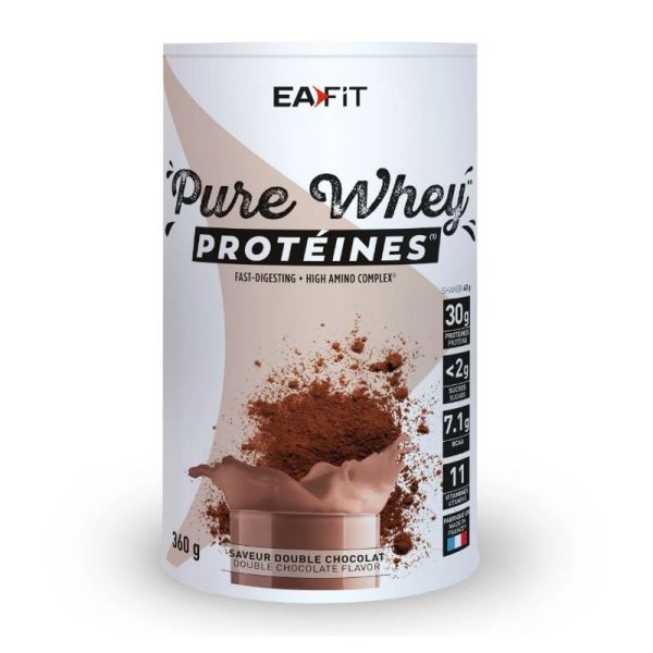 EaFit Pure Whey boisson double chocolat 360g