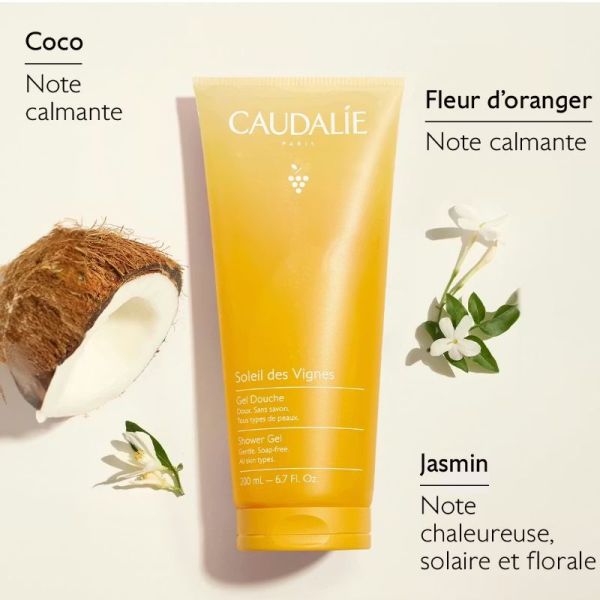 Caudalie gel douche Soleil des Vignes 200ml