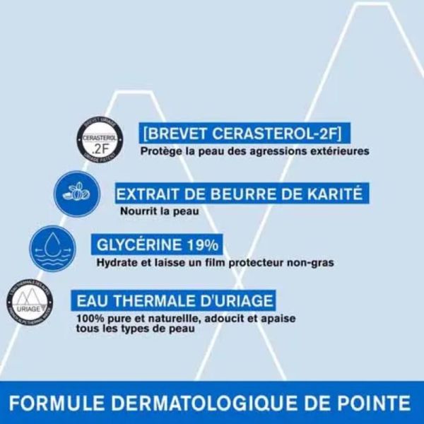 Uriage Xémose C8+ huile lavante anti grattage peaux très sèches à tendance atopique 200ml