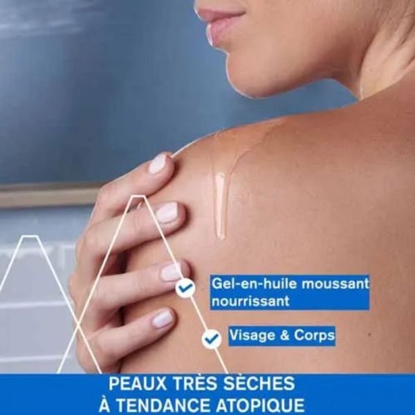 Uriage Xémose C8+ huile lavante anti grattage peaux très sèches à tendance atopique 200ml