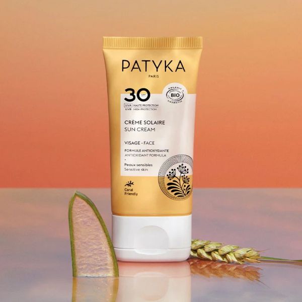Patyka crème solaire visage SPF30 Bio 40ml