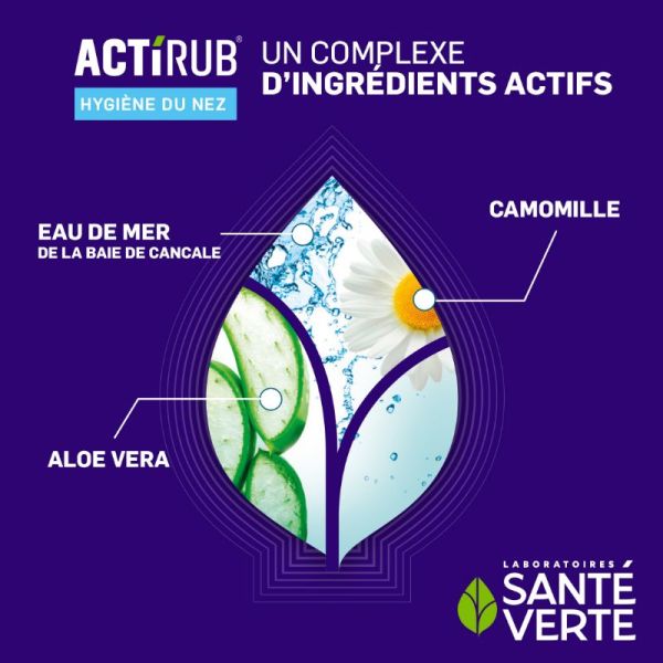 Sante Verte ActiRub spray nasal en cas de rhume et sinusite 20ml
