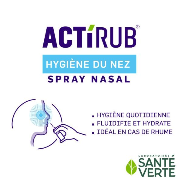 Sante Verte ActiRub spray nasal en cas de rhume et sinusite 20ml