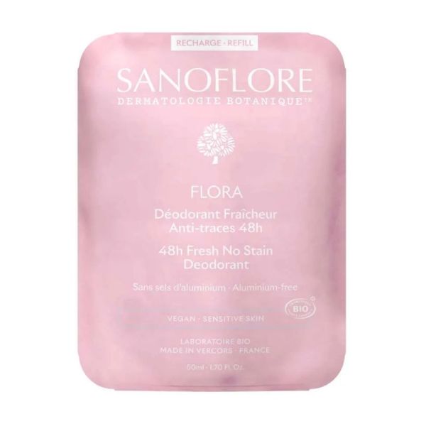 Sanoflore Recharge déodorant 48h Fleur 50ml