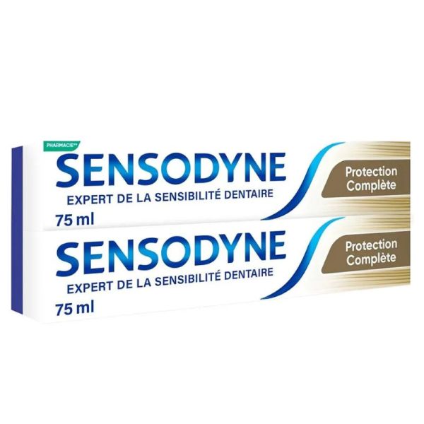 Sensodyne protection complete dentifrice 2x75ml