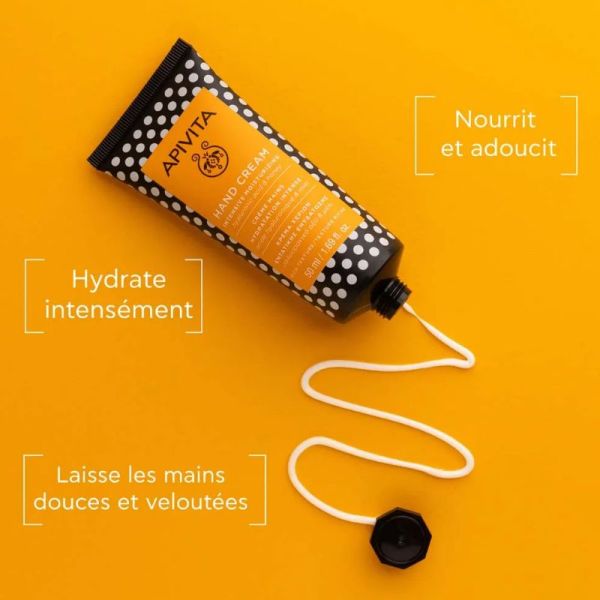 Apivita crème mains hydratation intense texture riche 50ml