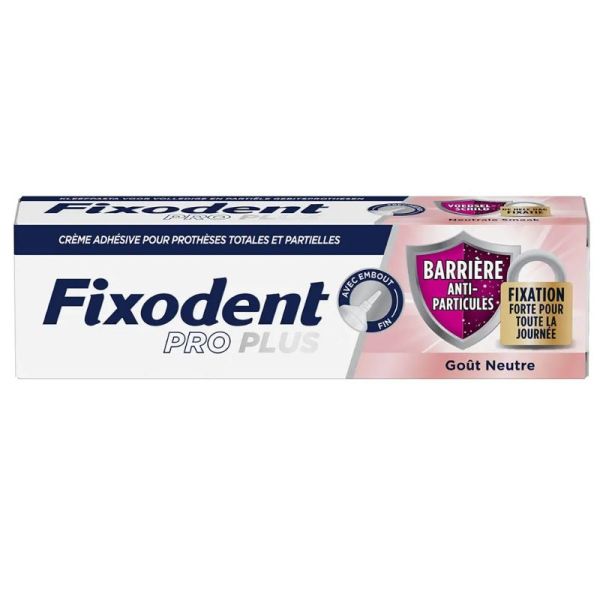 Fixodent Pro Anti particules crème adhésive neutre 40ml