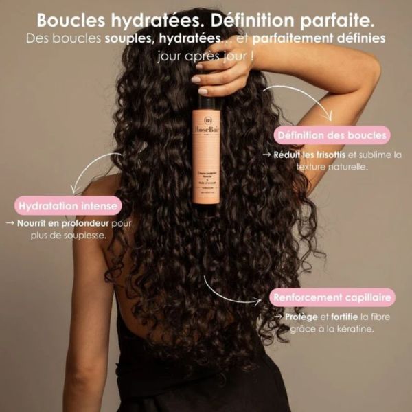 RoseBaie Leave in spécial cheveux bouclés hydratation et définition 200ml