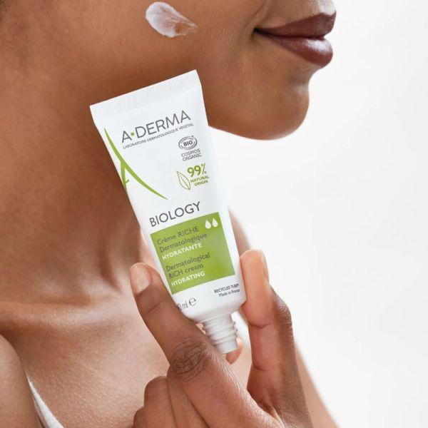 A-Derma Biology crème riche dermatologique hydratante bio 40ml