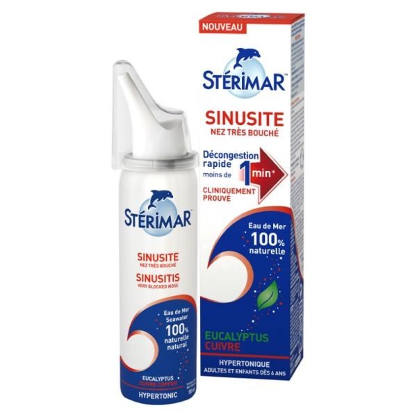 Stérimar Sinusite nez très bouché 50 ml