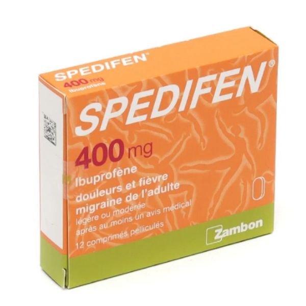 Spedifen 400mg 12 comprimés pelliculés