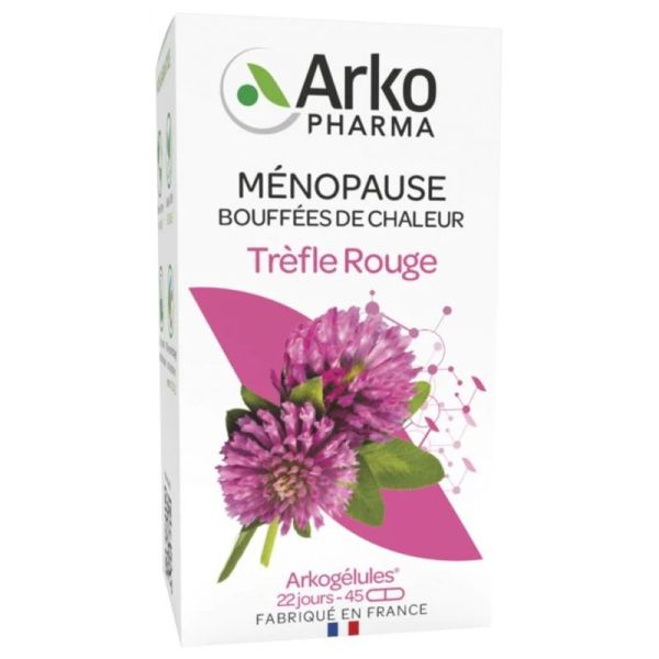 Arkogélules trèfle rouge ménopause 45 gélules