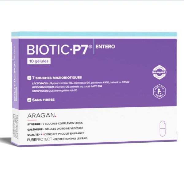 Aragan Biotic P7 Entéro 10 gélules
