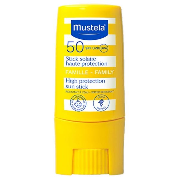 Mustela Stick Solaire Haute Protection SPF50 Famille 9ml