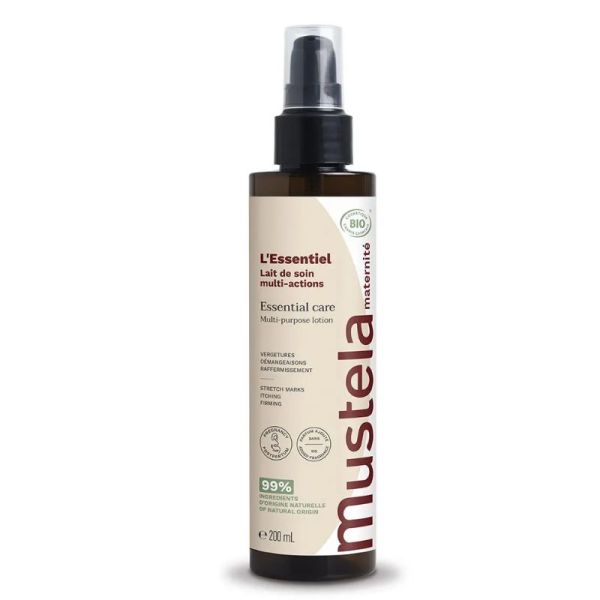 Mustela Maternité l'Essentiel lait de soin multi-actions bio 200ml