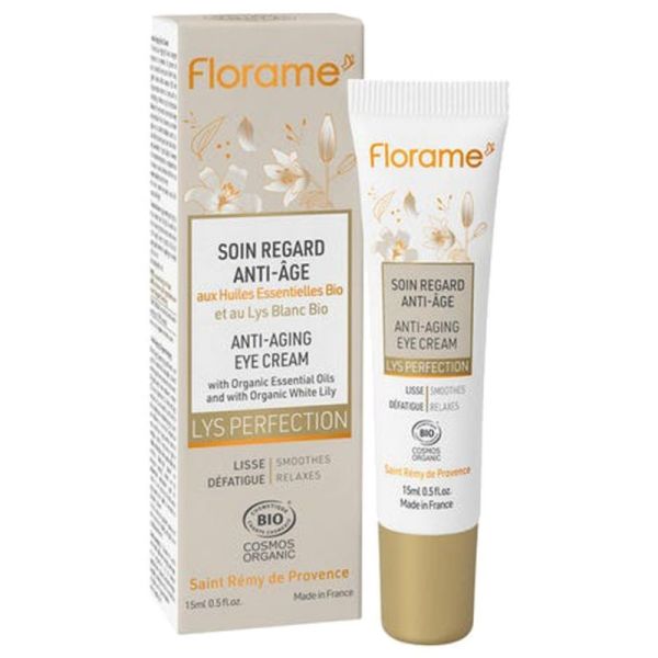 Florame Lys Perfection Soin regard anti-age Bio 15 ml