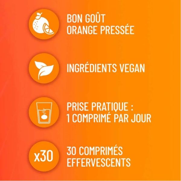 Mag 2 Énergie+ 30 comprimés effervescents