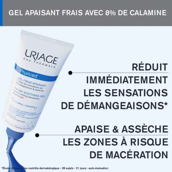 Uriage Pruriced gel frais apaisant 100ml