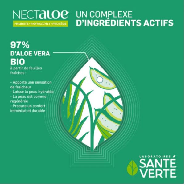 Santé Verte Nectaloe gel externe bio 150ml