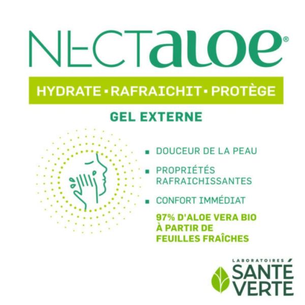 Santé Verte Nectaloe gel externe bio 150ml