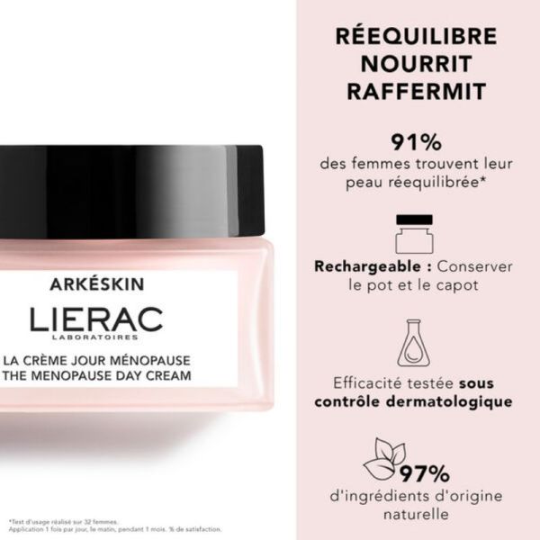 Lierac Arkéskin crème de jour ménopause recharge 50ml