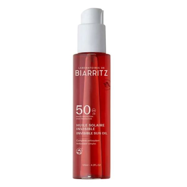 Laboratoires de Biarritz solaires SPF50 huile invisible 125ml