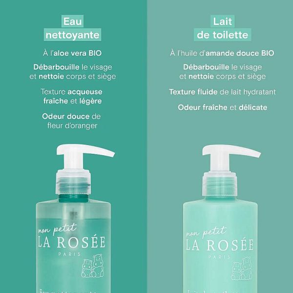 La Rosée Mon Petit eau nettoyante à l’aloe vera bio 400ml