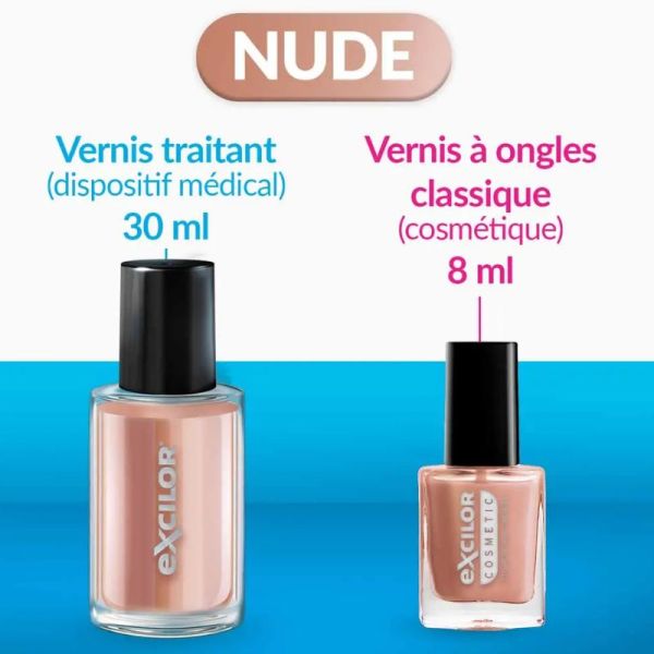Excilor traitement de la mycose de l'ongle Forte Color Nude 30ml