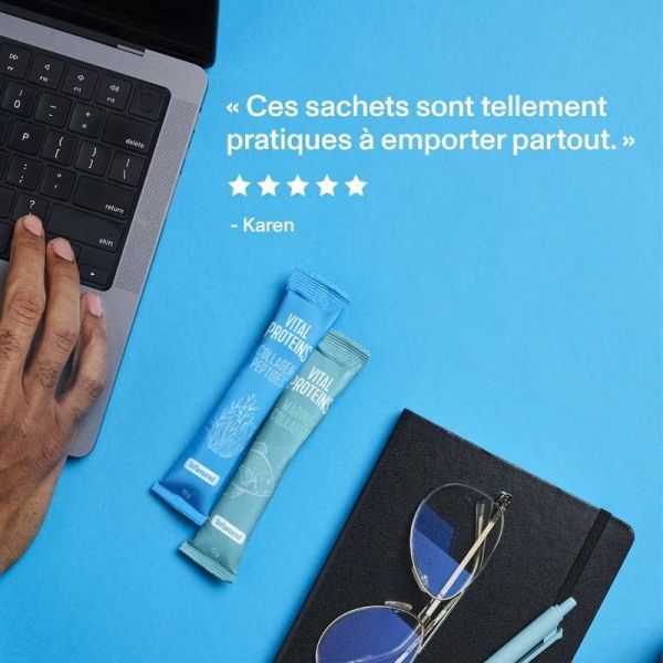 Vital Proteins collagène marin peau, cheveux, ongles, ossature 10 sticks de 10 g