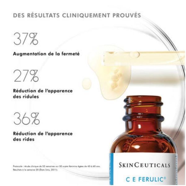 Skinceuticals C E Ferulic avec 15 % de Vitamine C Pure rides et fermeté 30ml