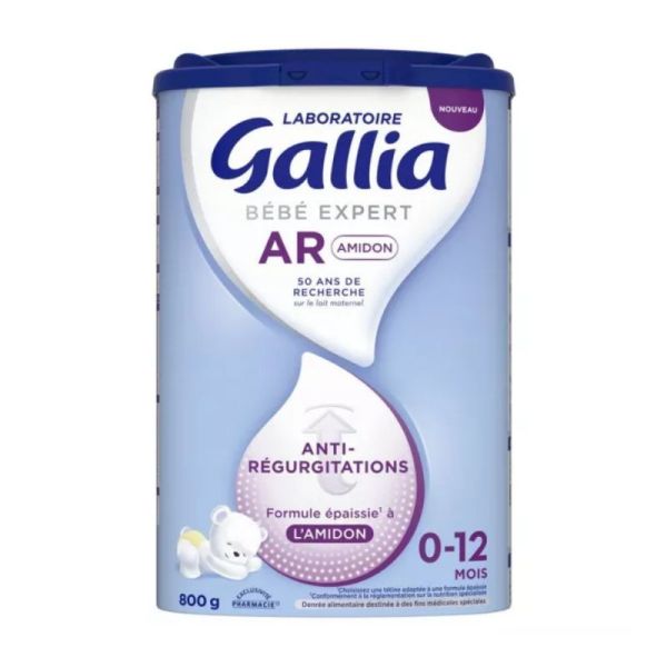 Gallia Bébé Expert AR Amidon 0-12 Mois Anti-Régurgitations 800 g