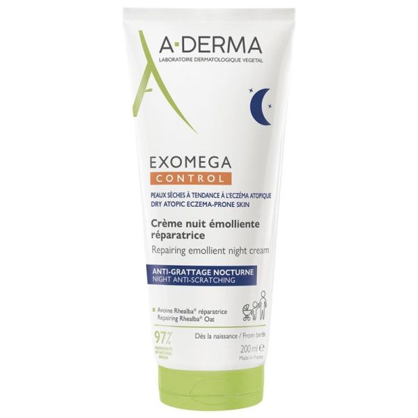 Exomega Control crèmenNuit Émolliente Réparatrice 200 ml