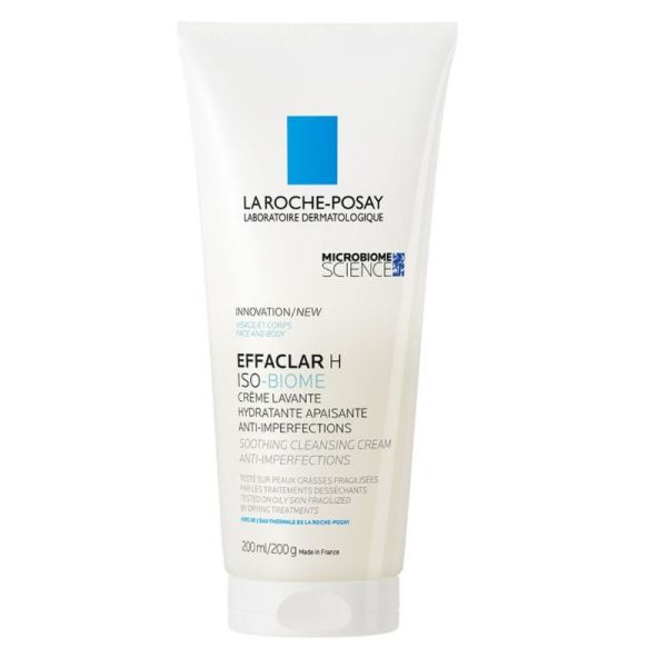Effaclar H Iso-Biome Crème Lavante Hydratante Apaisante 200 ml