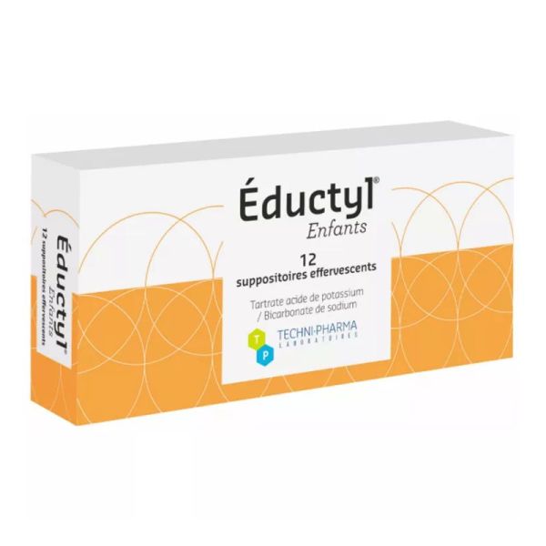 Eductyl suppositoire enfant 12 unités