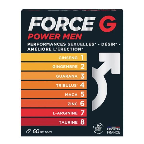 Vitavea Santé Force G Power Men performances sexuelles 60 gélules