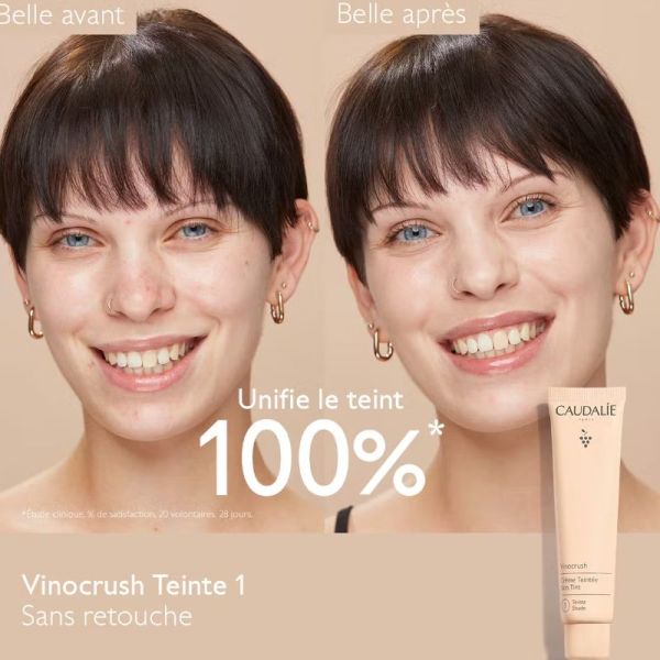 Caudalie Vinocrush Crème Teintée Teinte 1 30 ml