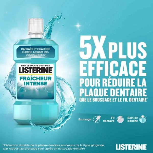 Listerine bain de bouche fraîcheur intense 500ml