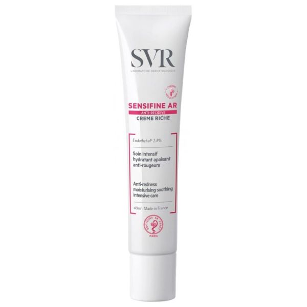 Sensifine AR Crème Riche Soin Intensif Hydratant Apaisant Anti-Rougeurs 40ml