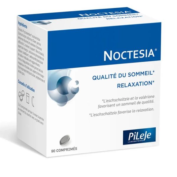 Pileje Noctesia Qualité du Sommeil et Relaxation 90 comprimés