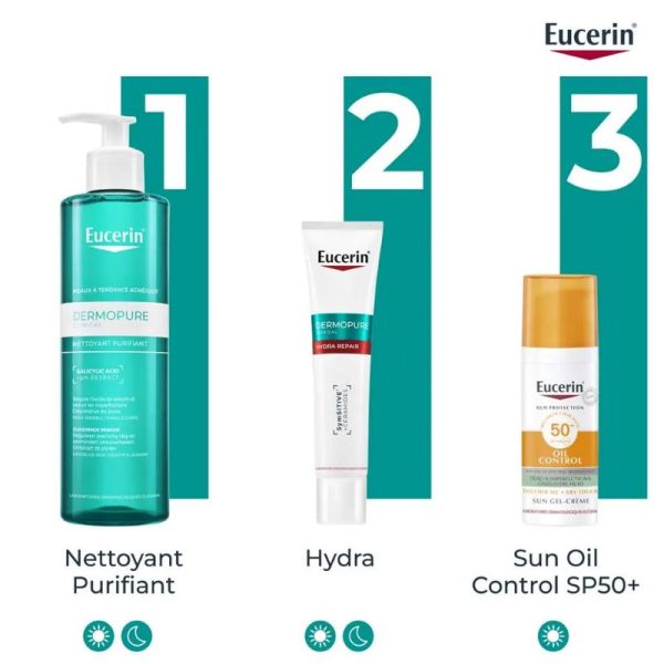 Eucerin DermoPure Hydra Repair crème apaisante peau sensible 40ml