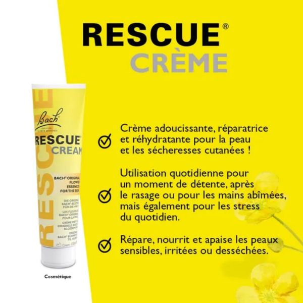 Bach Rescue crème apaisante 150ml
